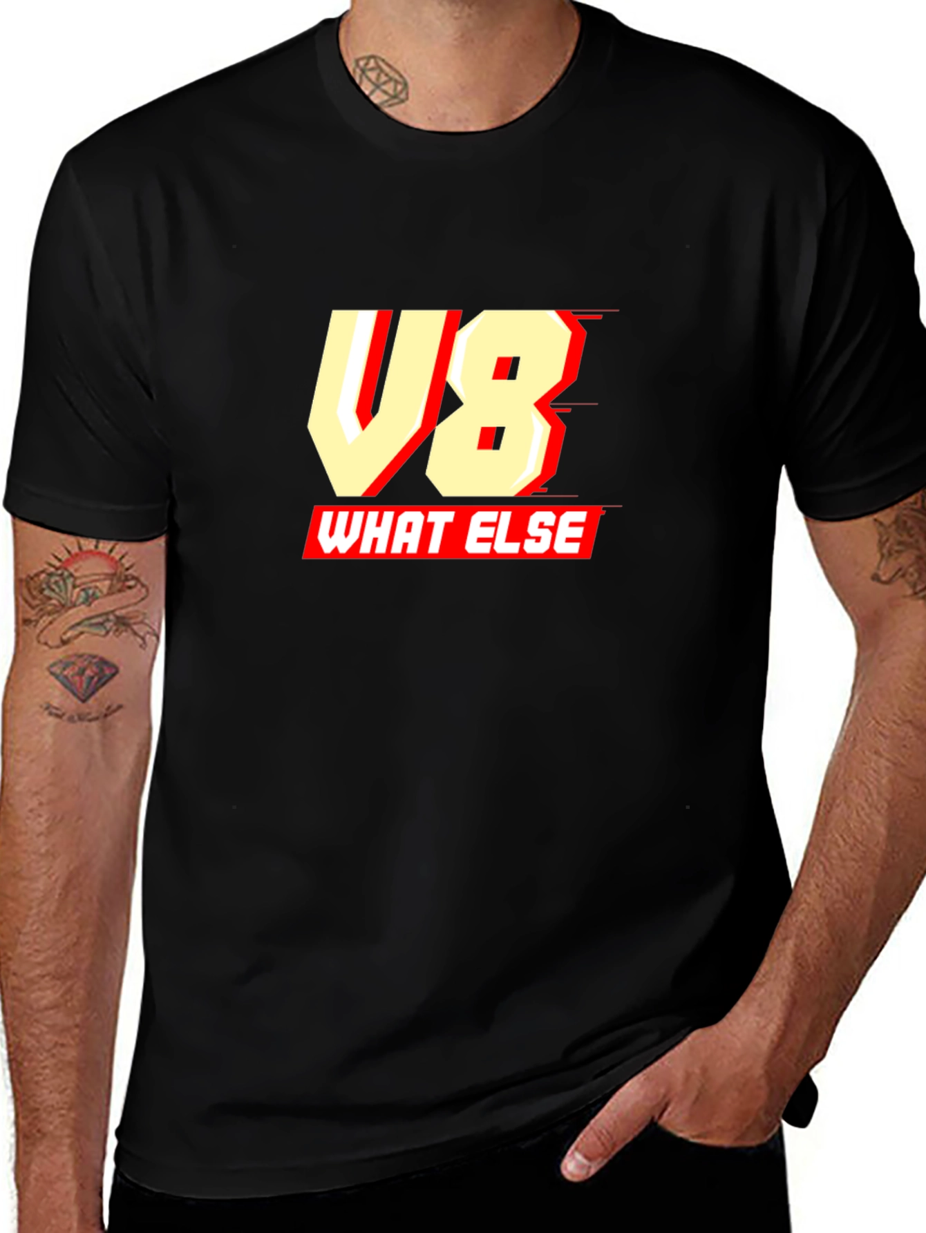 V8 What Else Graphic Tee - Black T-Shirt