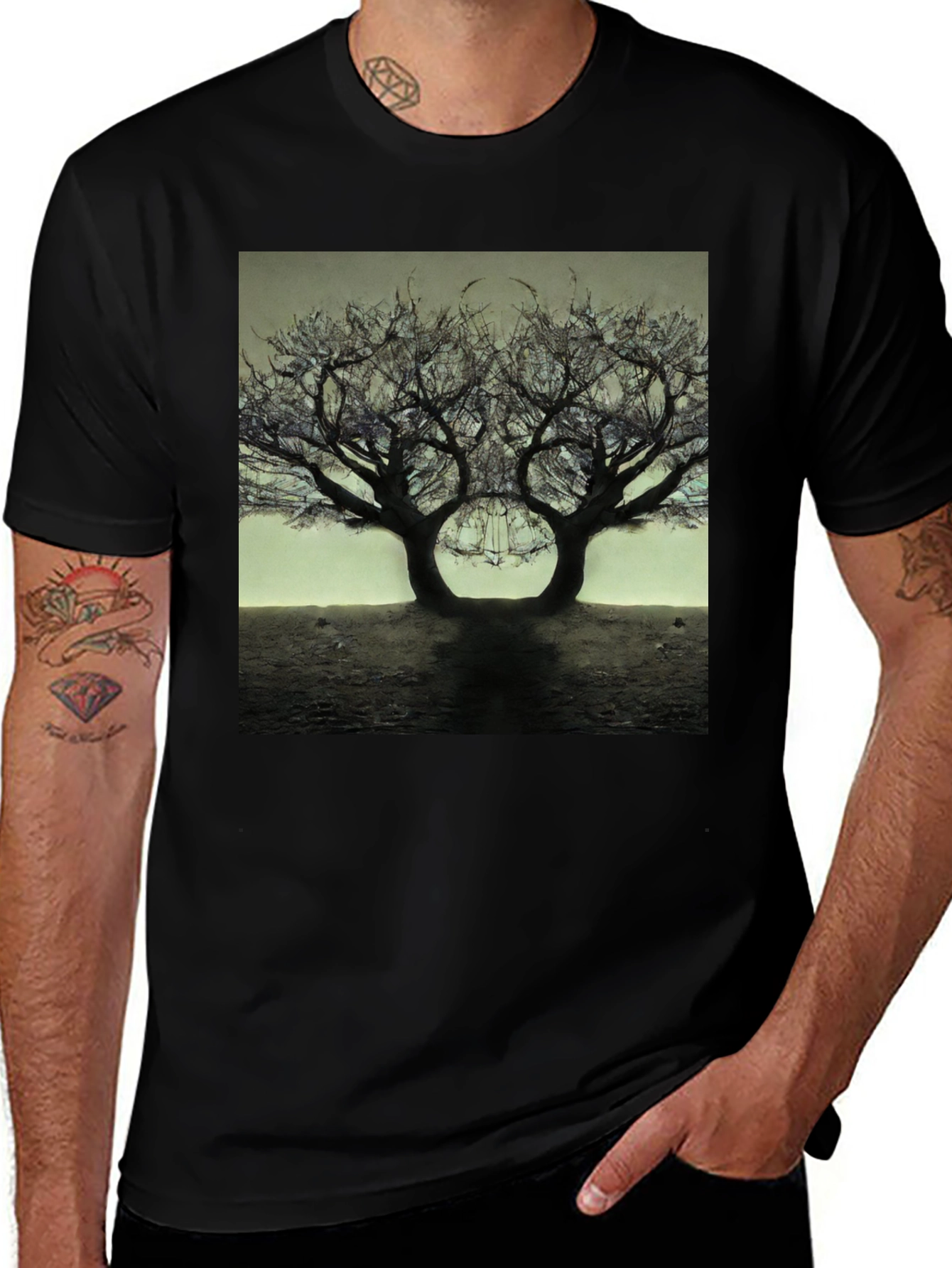 Variant 18 of Surreal Tree of Life Graphic T-Shirt