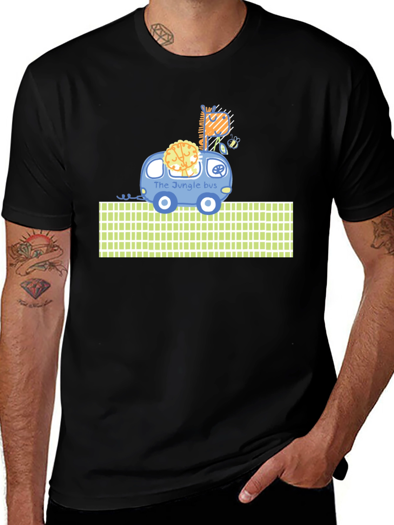 Variant 7 of Jungle Bus Graphic T-Shirt