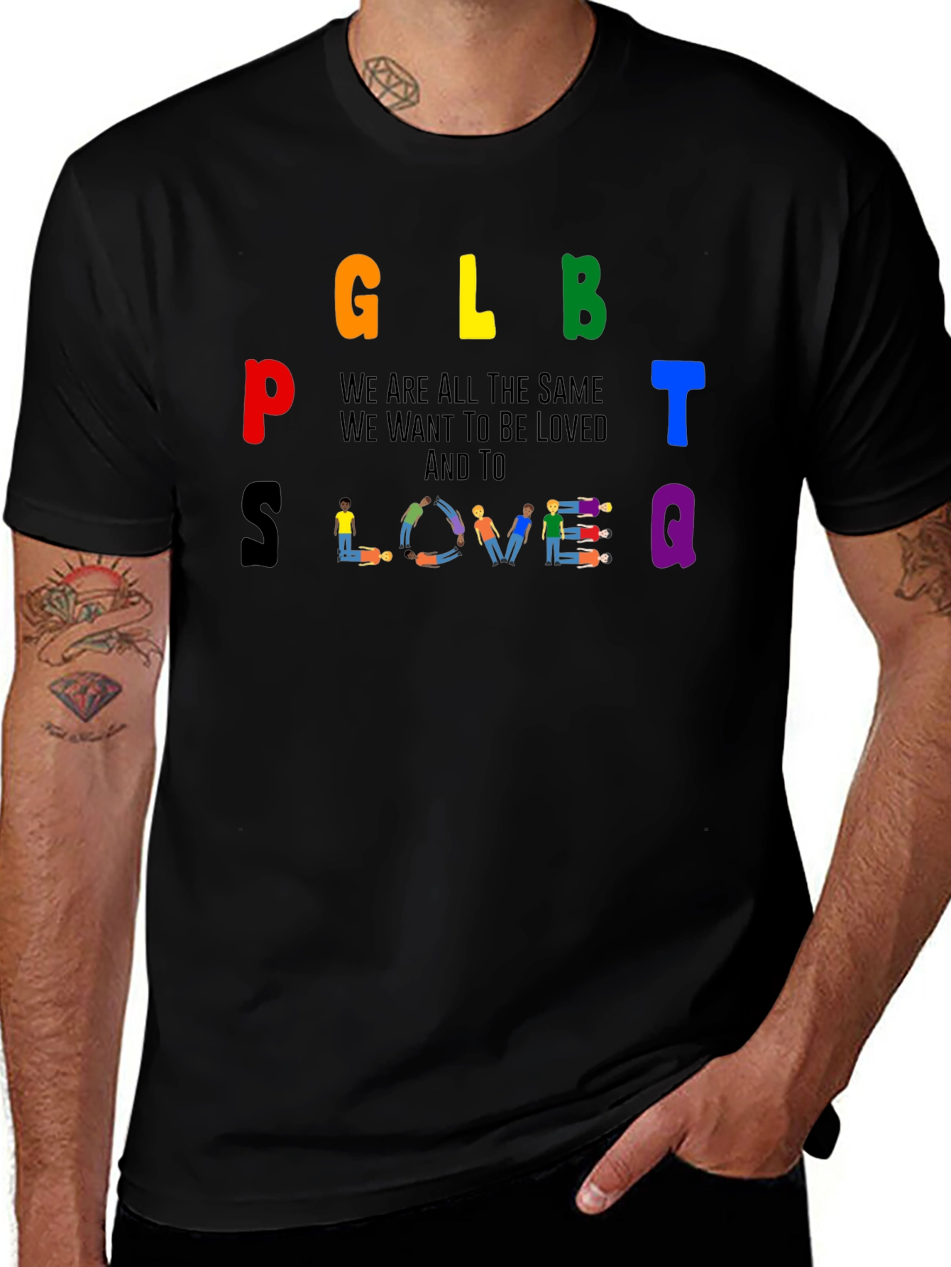 LGBTQ+ Pride T-Shirt - Love and Equality
