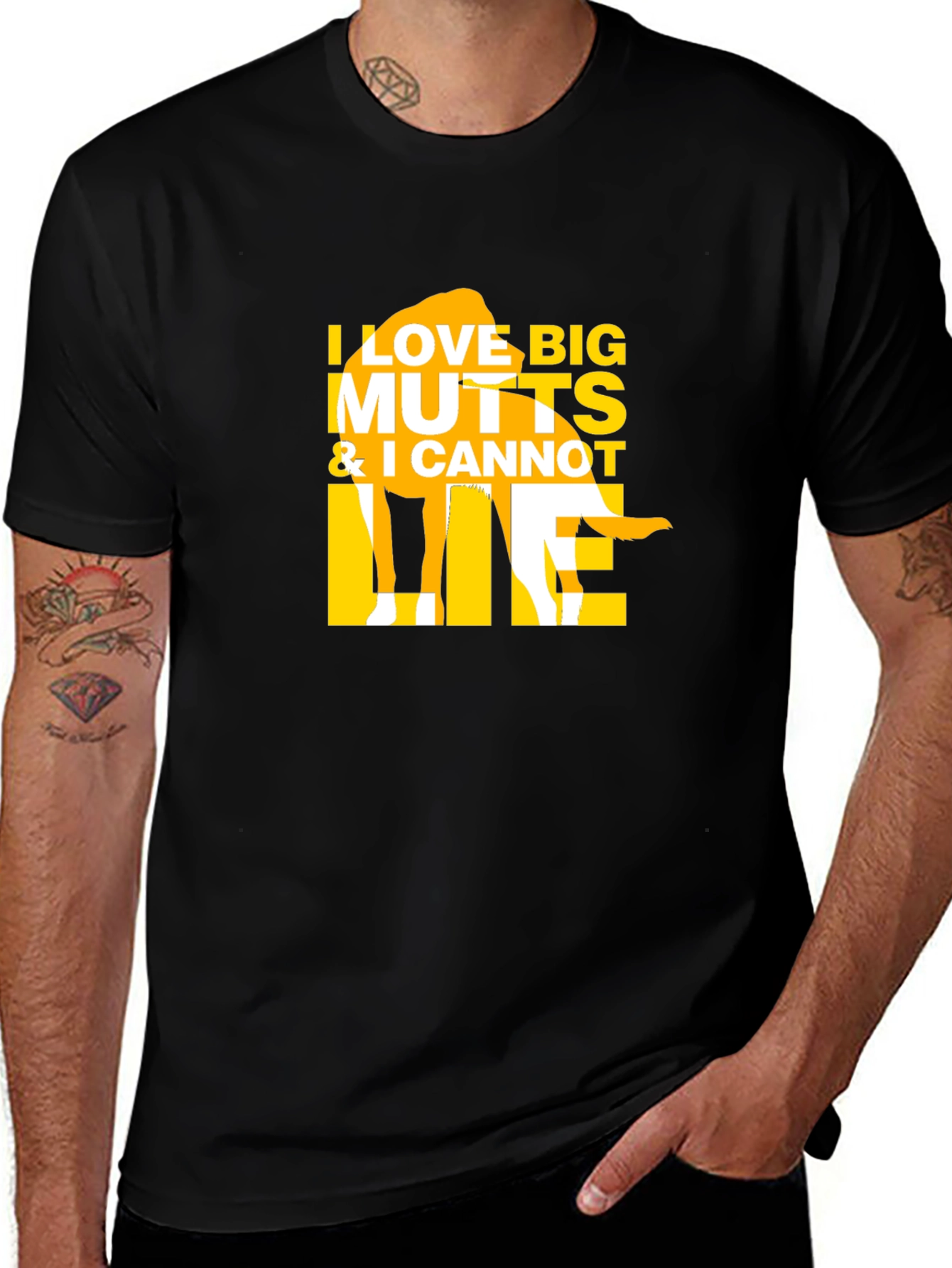 Variant 3 of I Love Big Mutts T-Shirt, Funny Dog Lover Tee