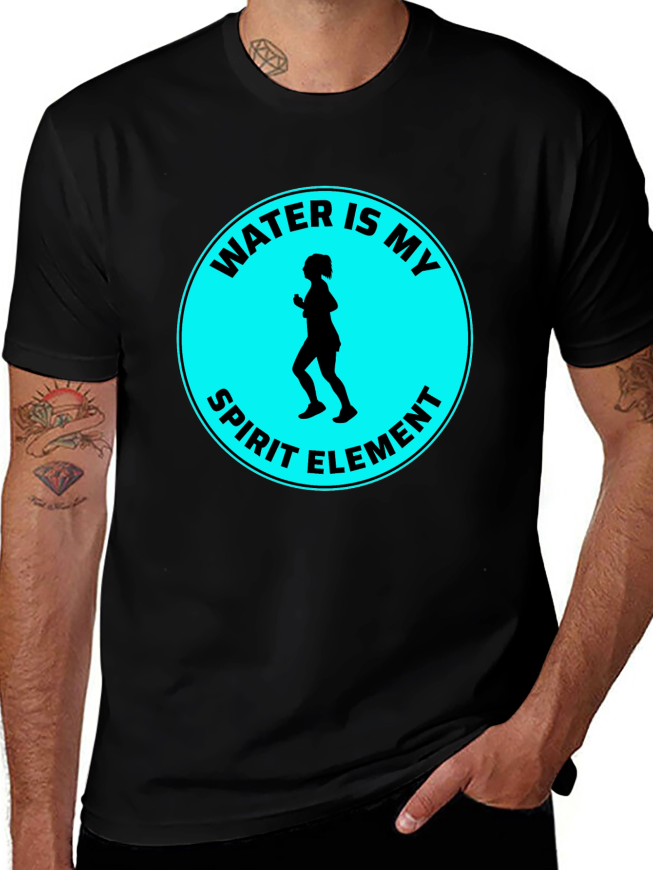 Variant 19 of Water Is My Spirit Element Graphic Tee