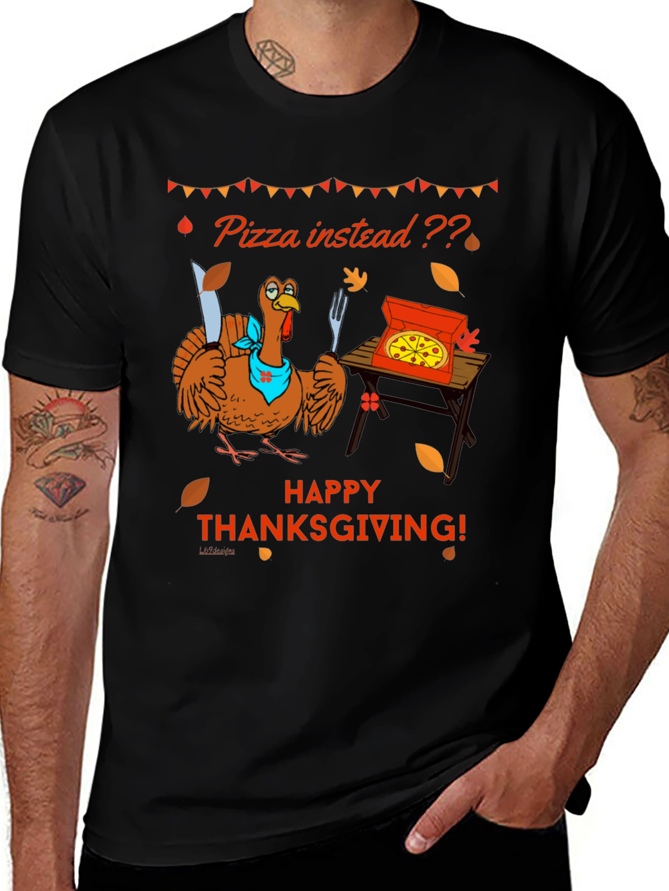Pizza Instead Thanksgiving T-Shirt