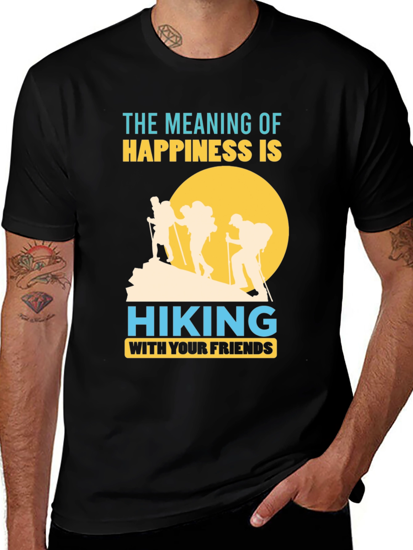 Variant 15 of Hiking with Friends Graphic Tee