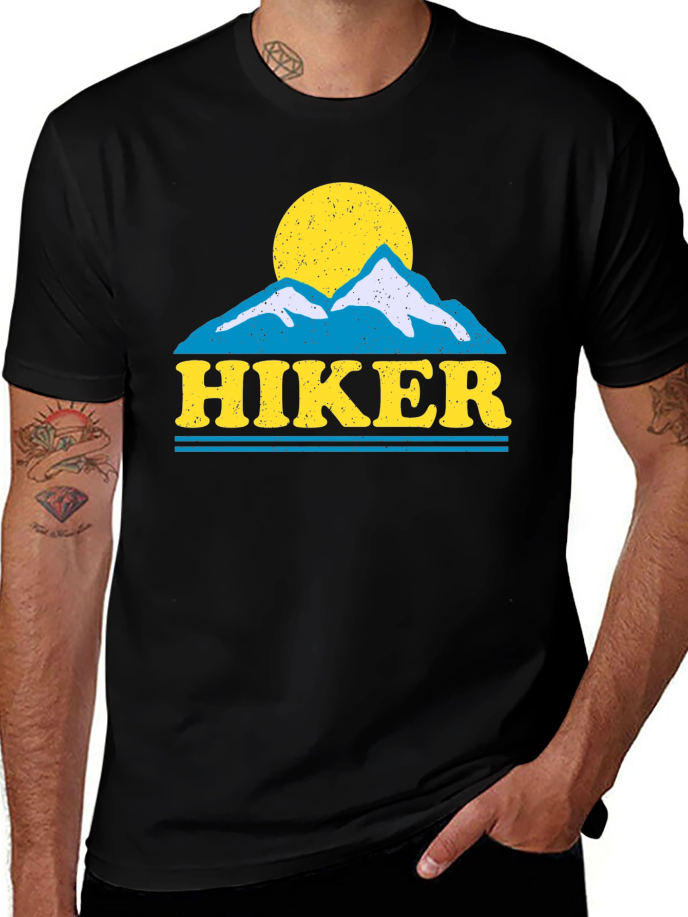 Variant 30 of Hiker Graphic T-Shirt - Mountain Adventure
