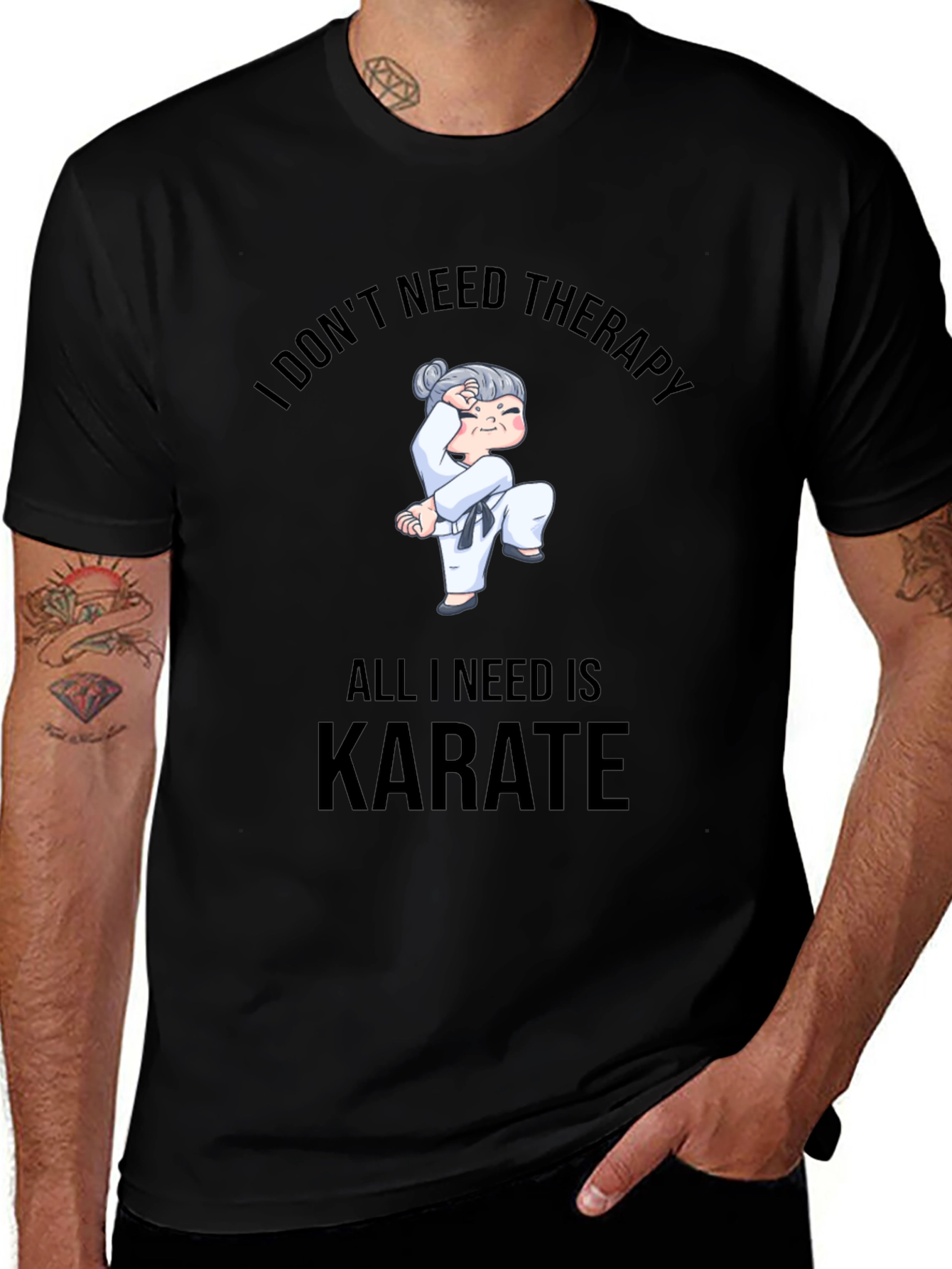 Variant 13 of Karate Therapy Graphic T-Shirt