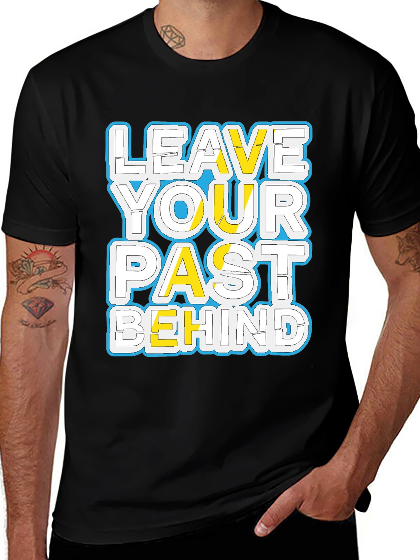 Variant 12 of Leave Your Past Behind Graphic T-Shirt