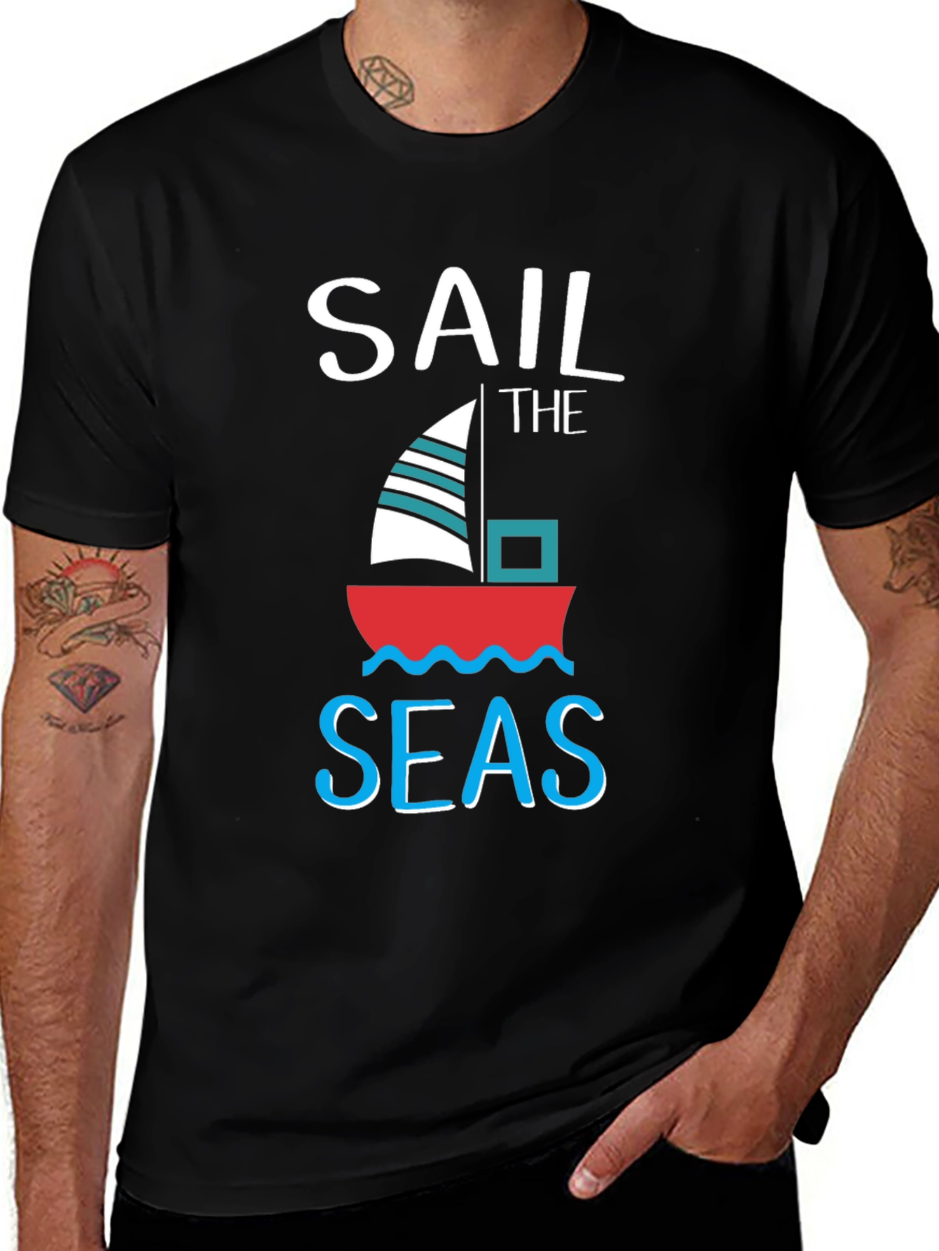 Variant 20 of Sail the Seas Graphic T-Shirt