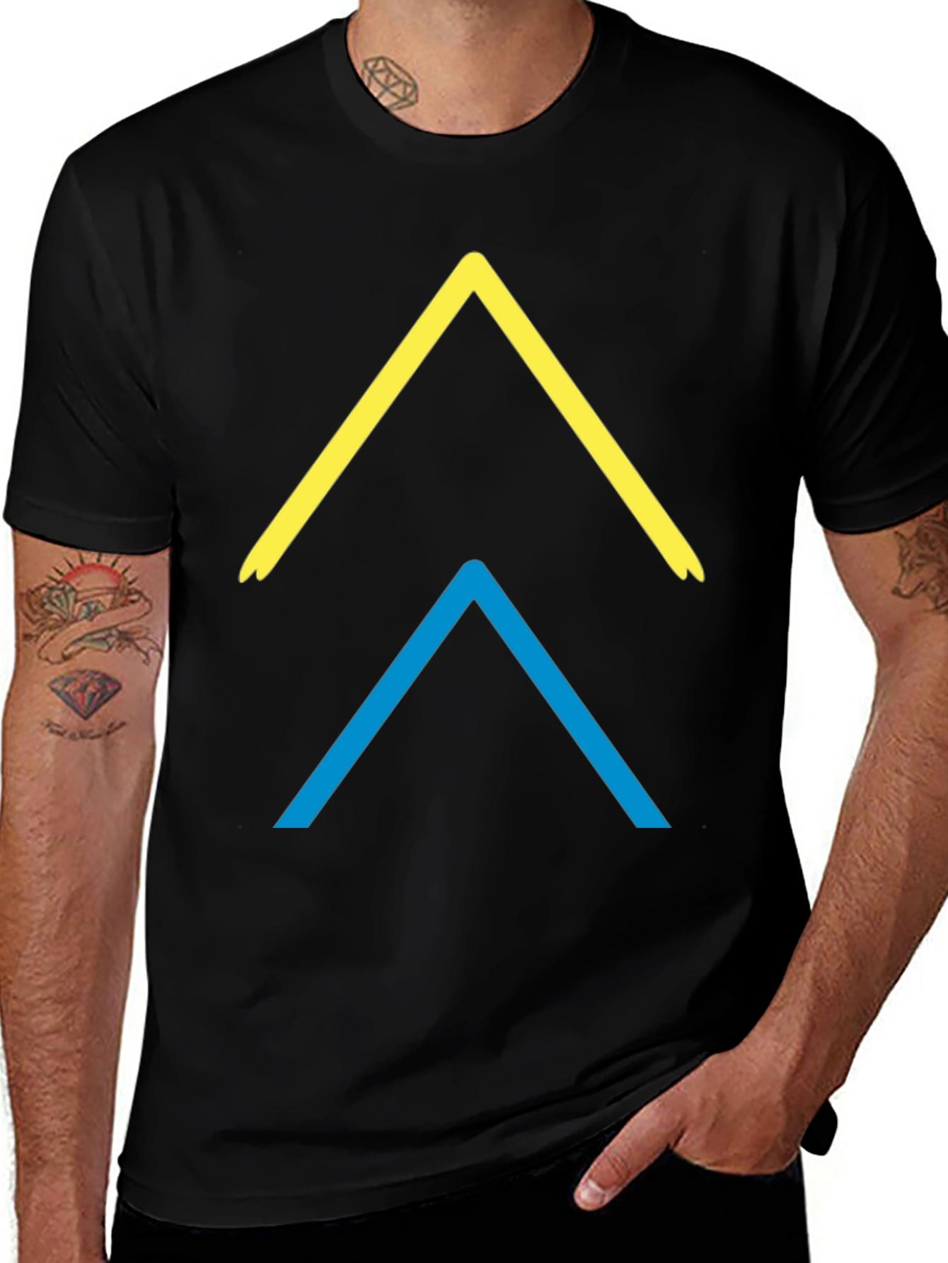 Variant 11 of Upward Arrow Graphic Tee - Modern Style