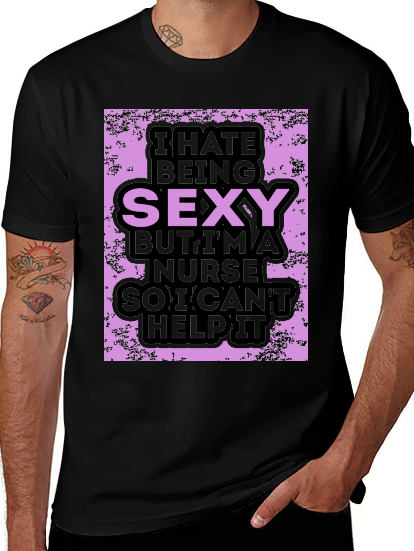 Variant 12 of Funny Nurse T-Shirt: I Hate Being Sexy
