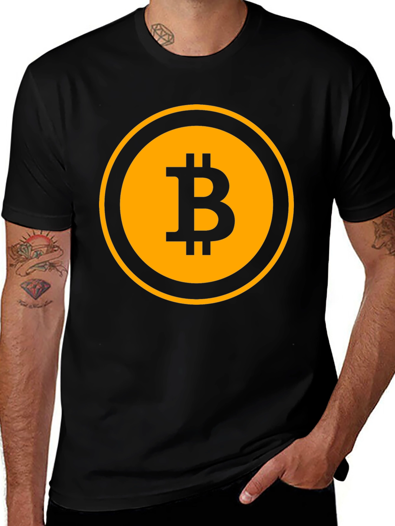 Bitcoin Crypto T-Shirt - Black