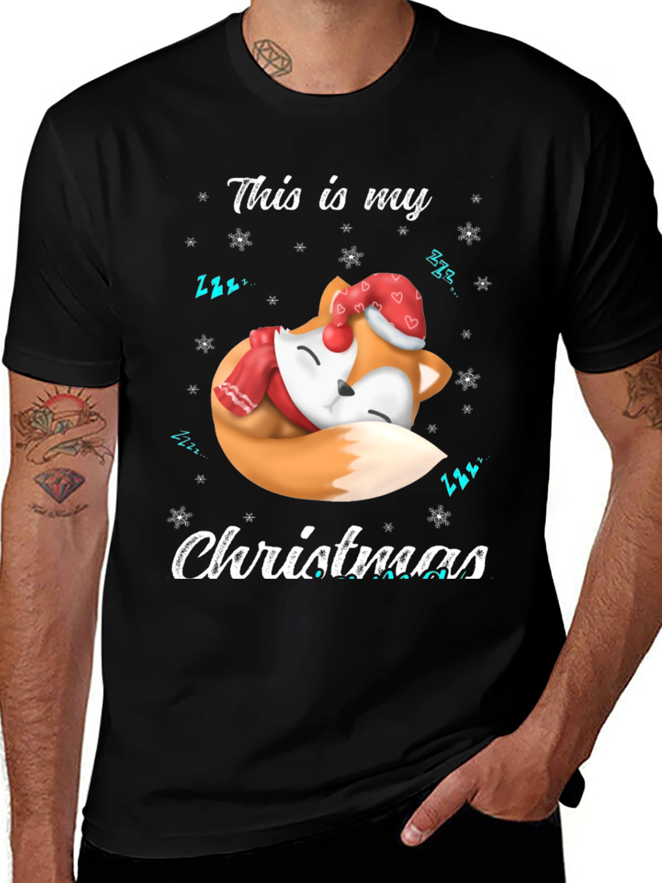 Christmas Fox T-Shirt