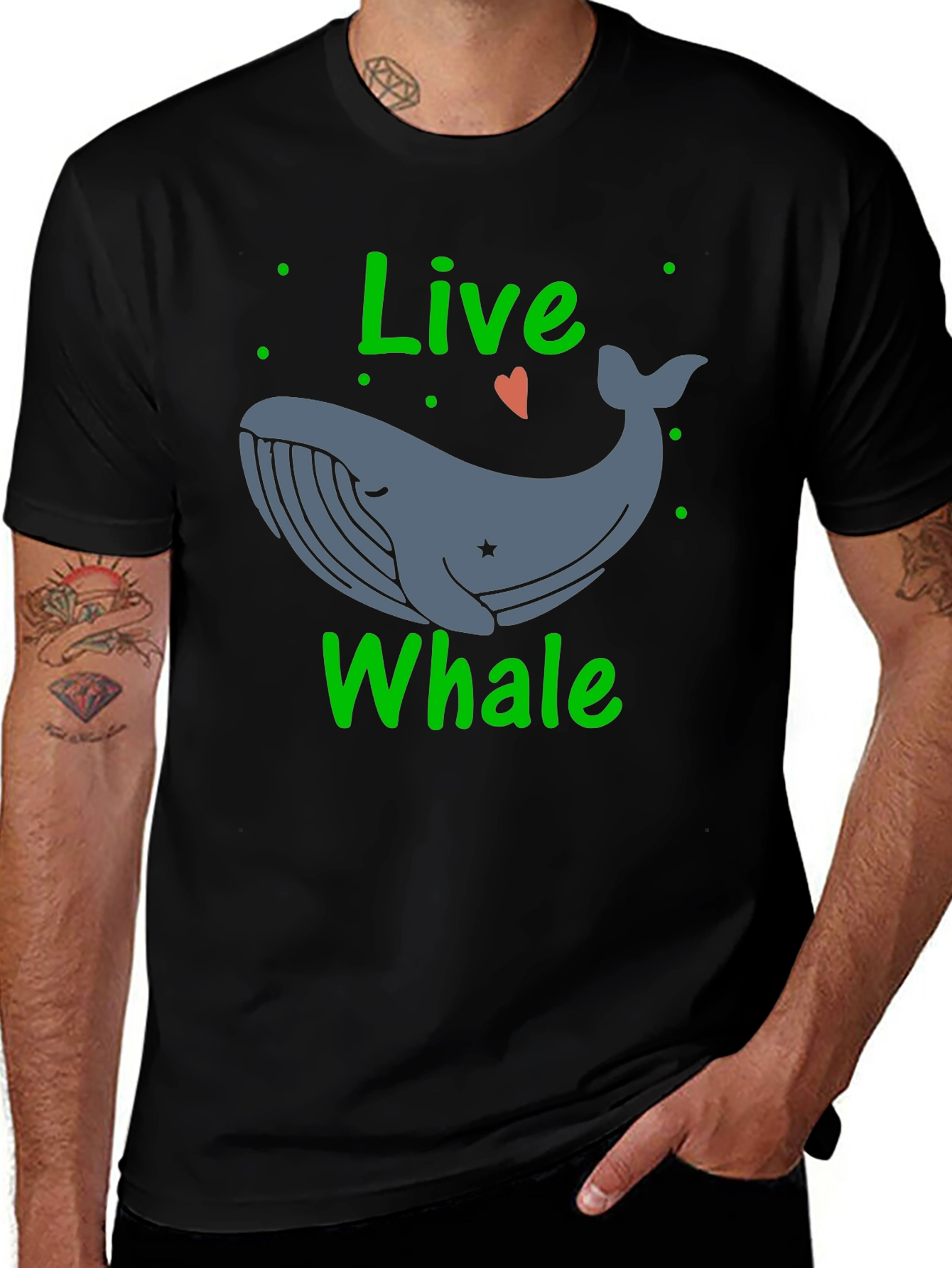 Variant 15 of Live Whale Graphic Tee - Soft Cotton Unisex T-Shirt