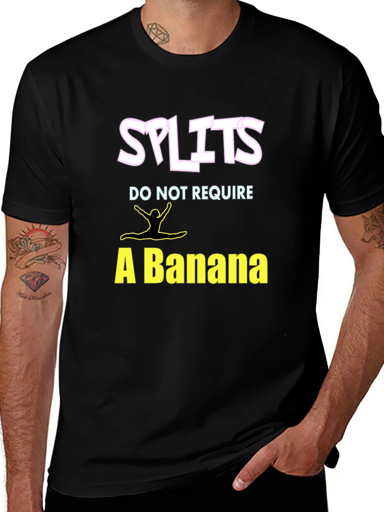 Variant 20 of Splits Banana Funny Gymnast T-Shirt