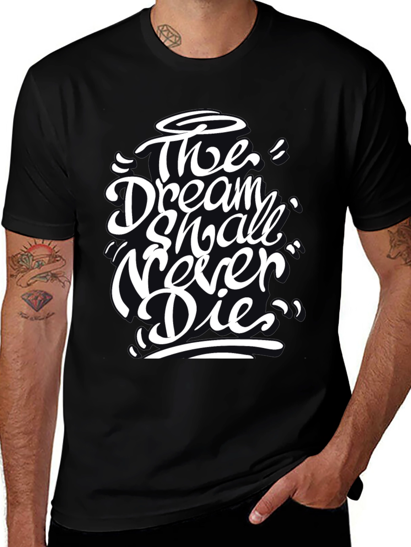 Variant 21 of The Dream Shall Never Die Graphic Tee
