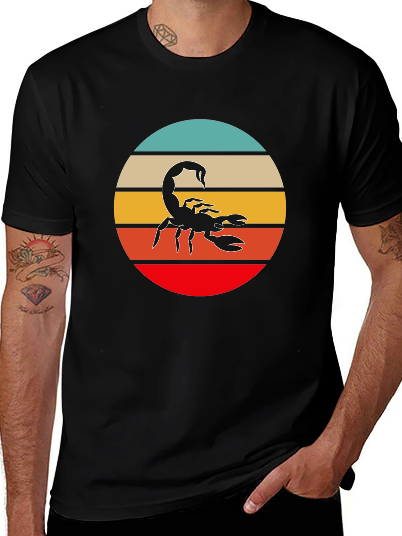 Variant 11 of Retro Scorpion Graphic T-Shirt