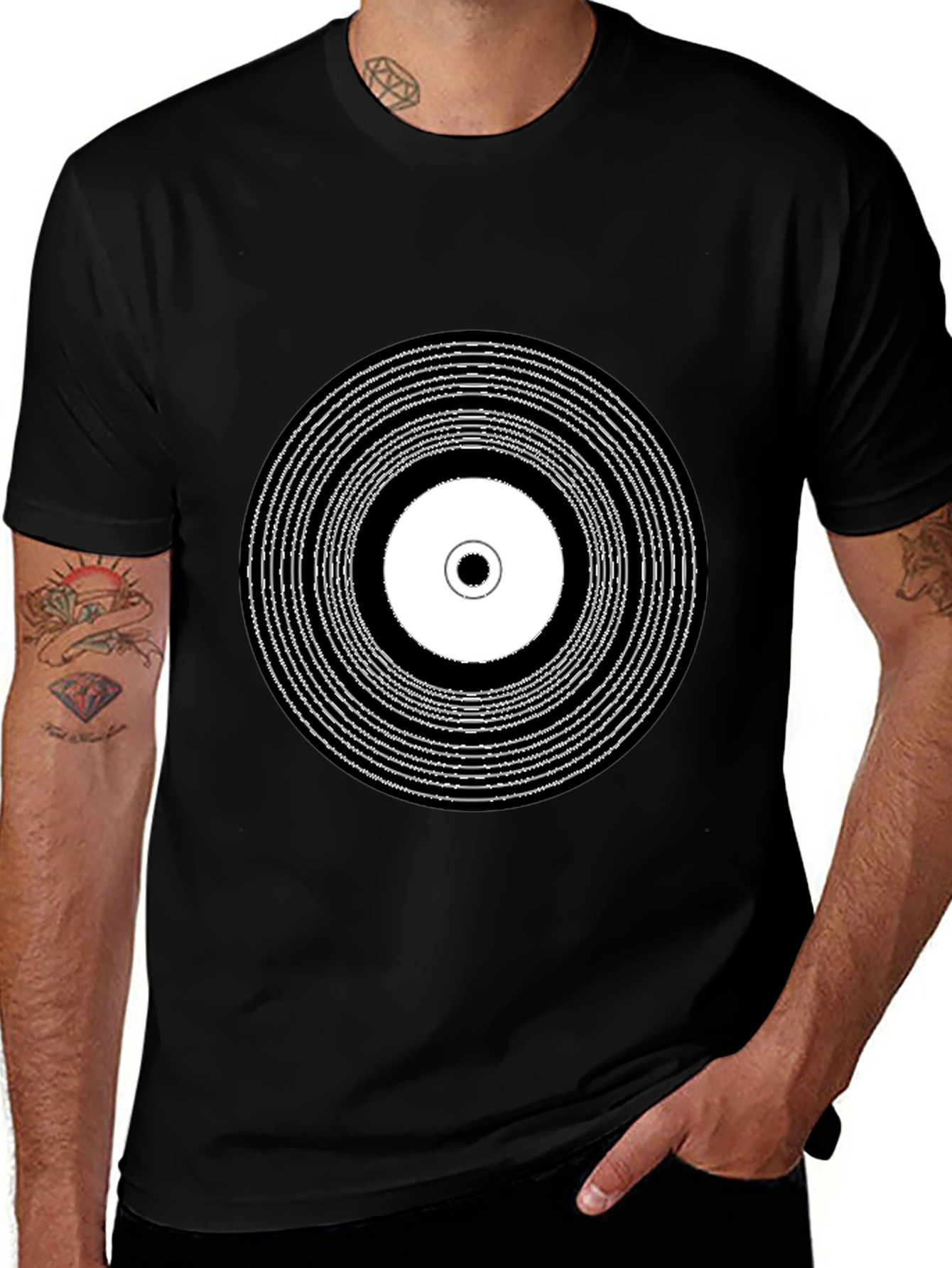 Variant 22 of Vinyl Record Graphic Tee - Classic Music Lover's T-Shirt