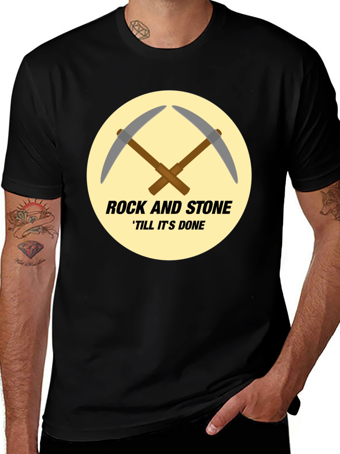 Rock and Stone Graphic Tee - Mining Crew T-Shirt