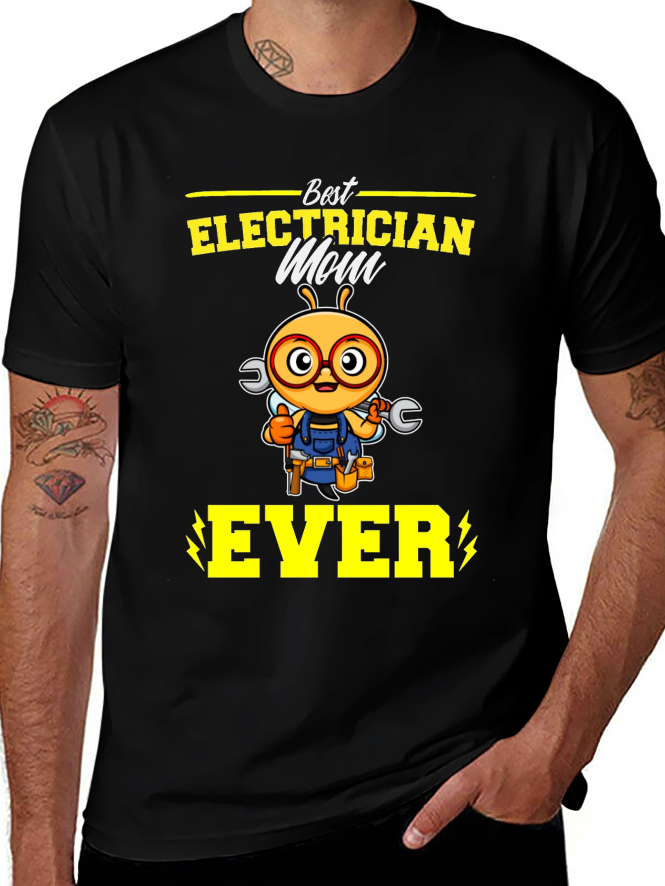 Variant 16 of Best Electrician Mom Ever T-Shirt