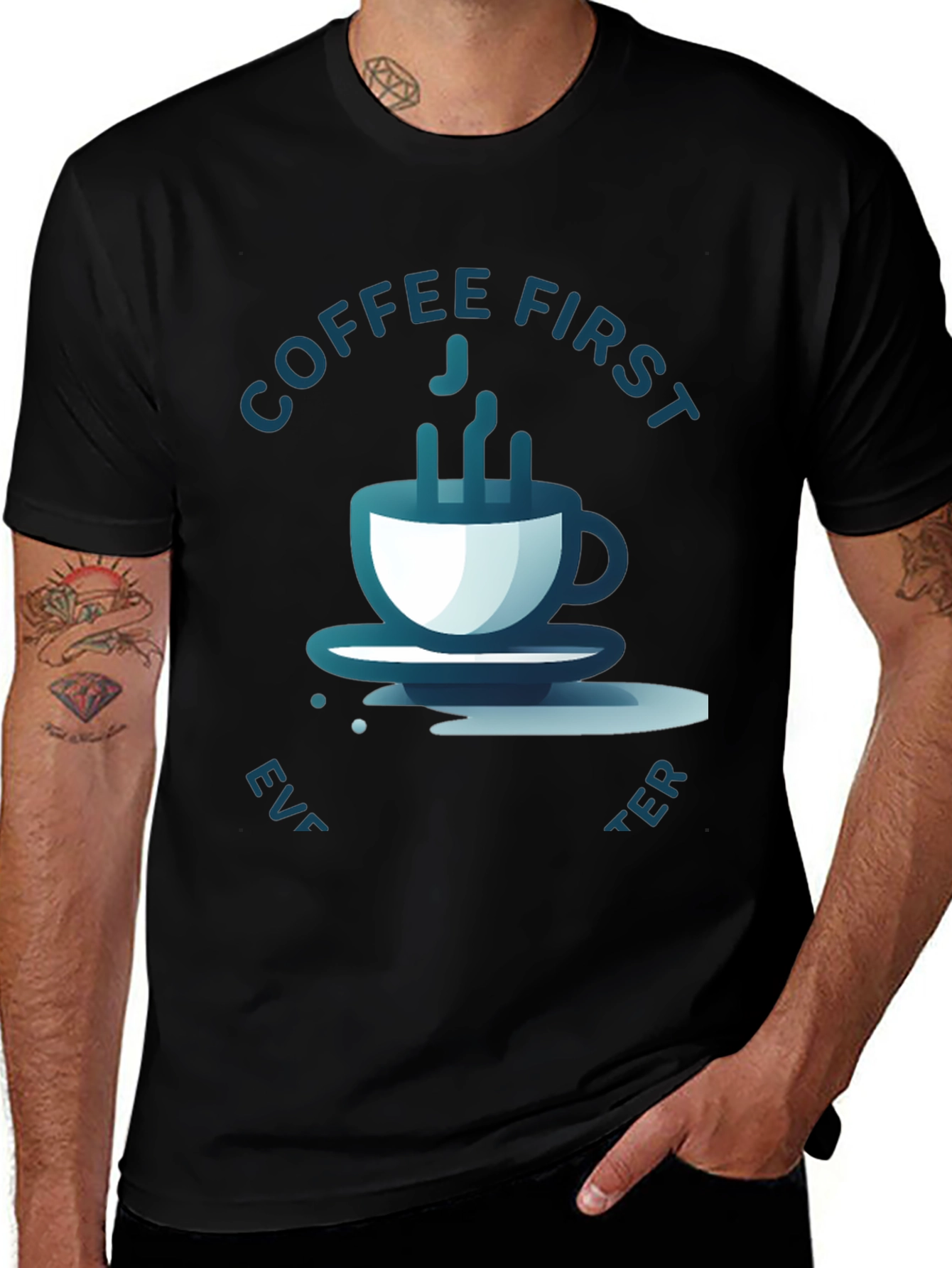 Variant 17 of Coffee First Ever After T-Shirt
