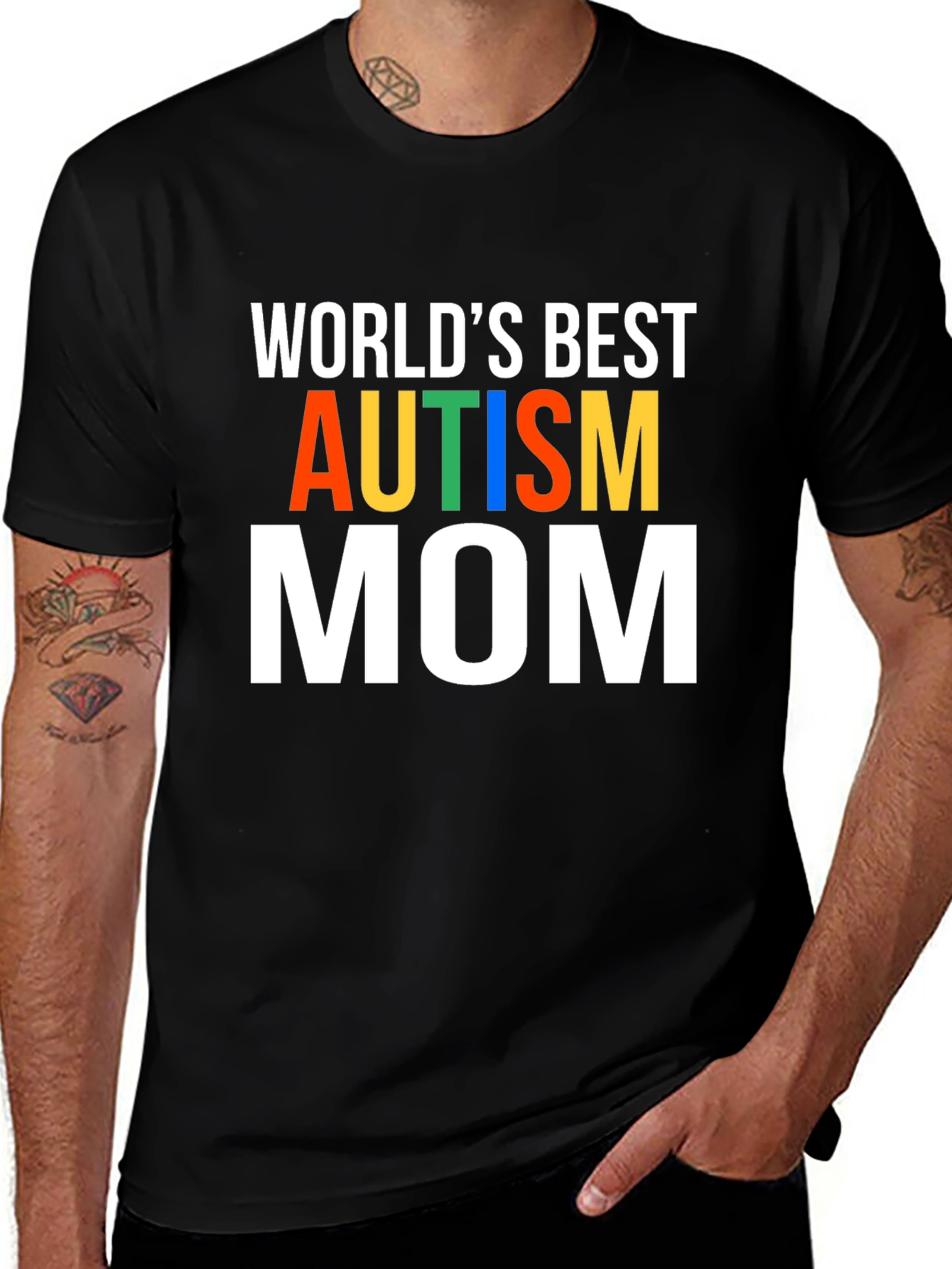 World's Best Autism Mom Graphic Tee