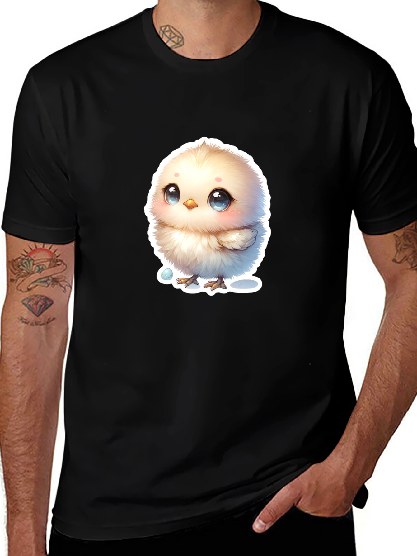 Variant 9 of Cute Chick T-Shirt - Adorable Cartoon Design