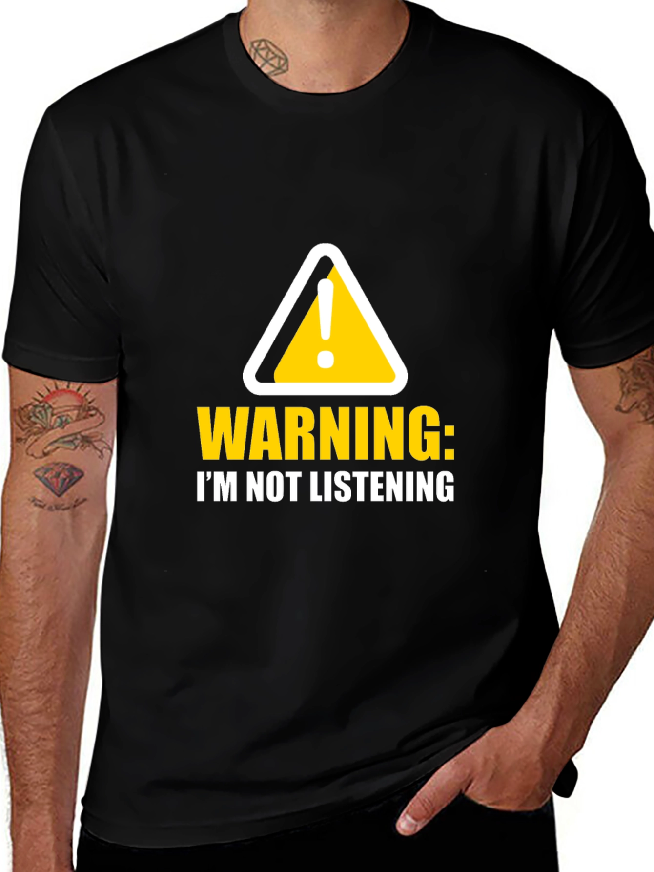 Variant 24 of Warning: I'm Not Listening T-Shirt
