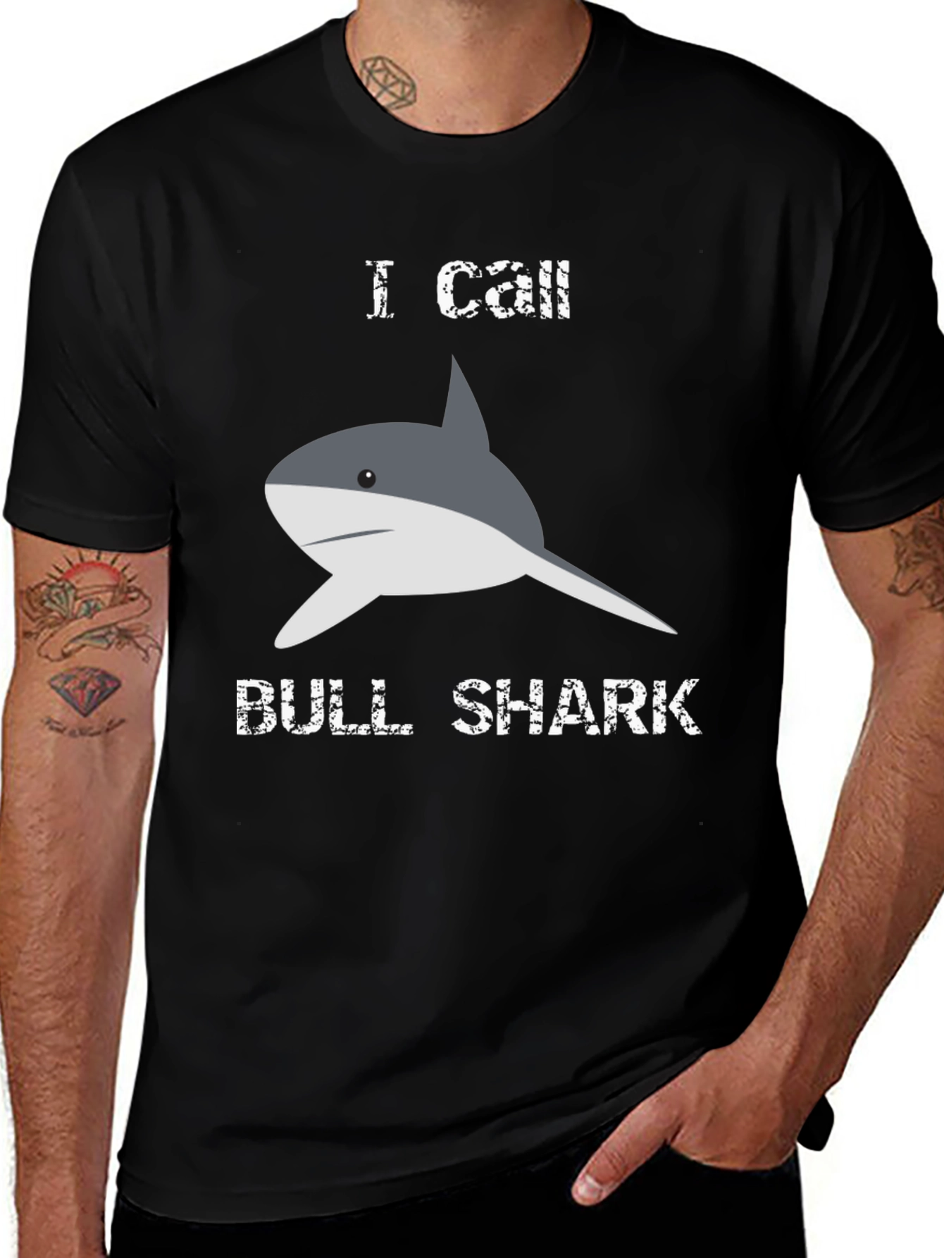 Variant 14 of I Call Bull Shark T-Shirt - Novelty Graphic Tee