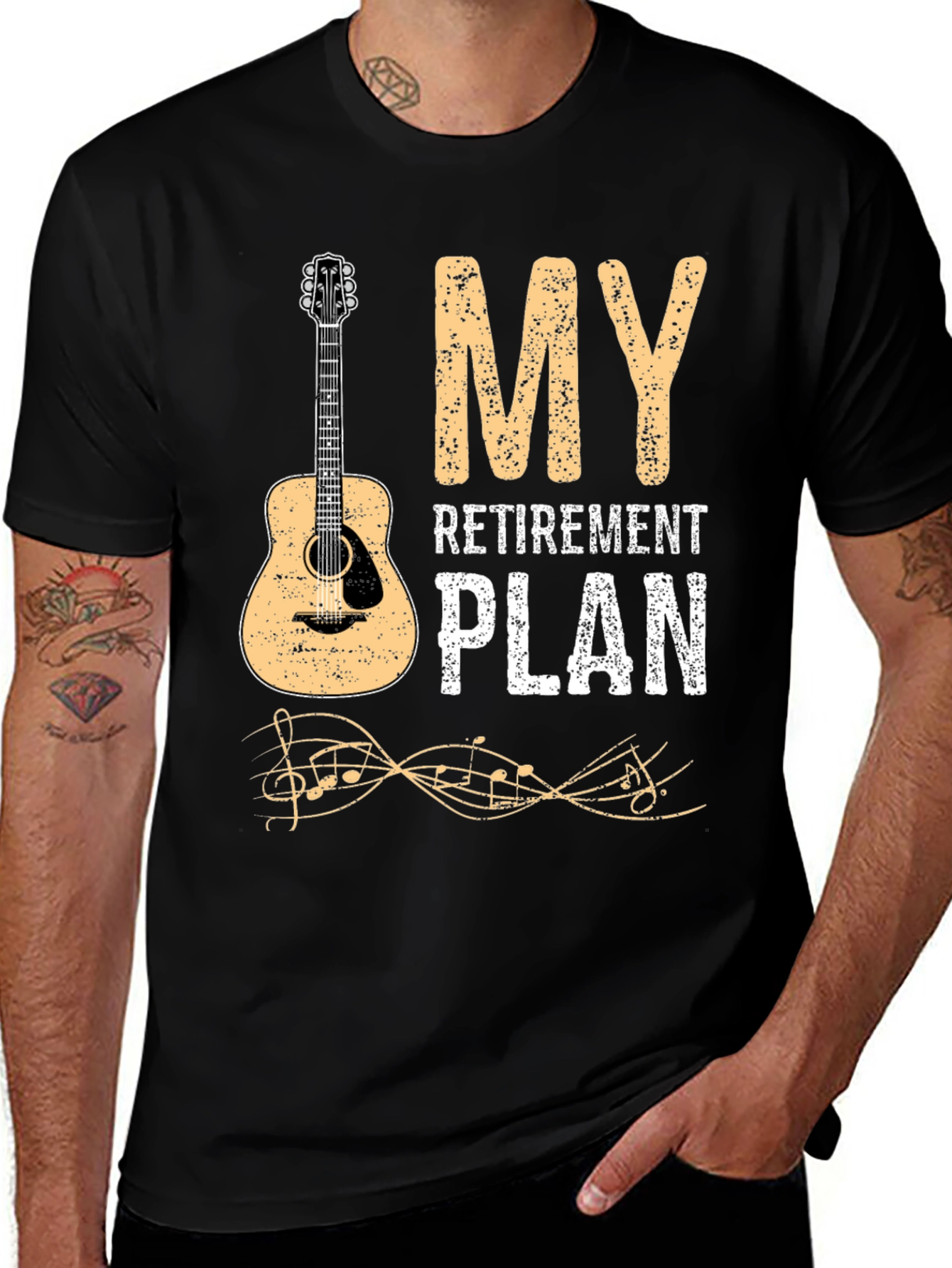 Variant 26 of My Retirement Plan Guitar T-Shirt