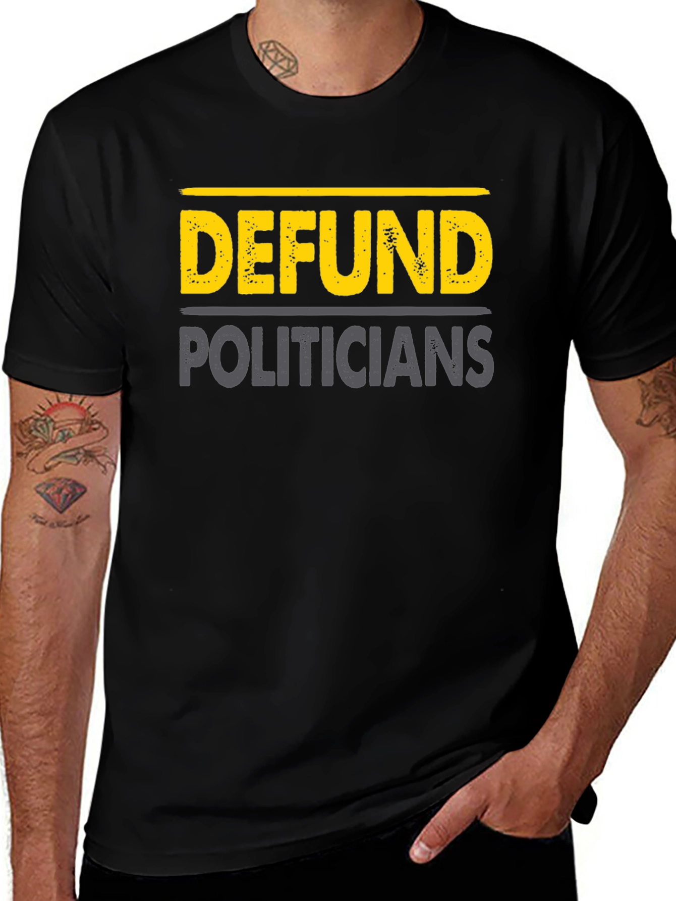 Variant 13 of Defund Politicians Graphic T-Shirt
