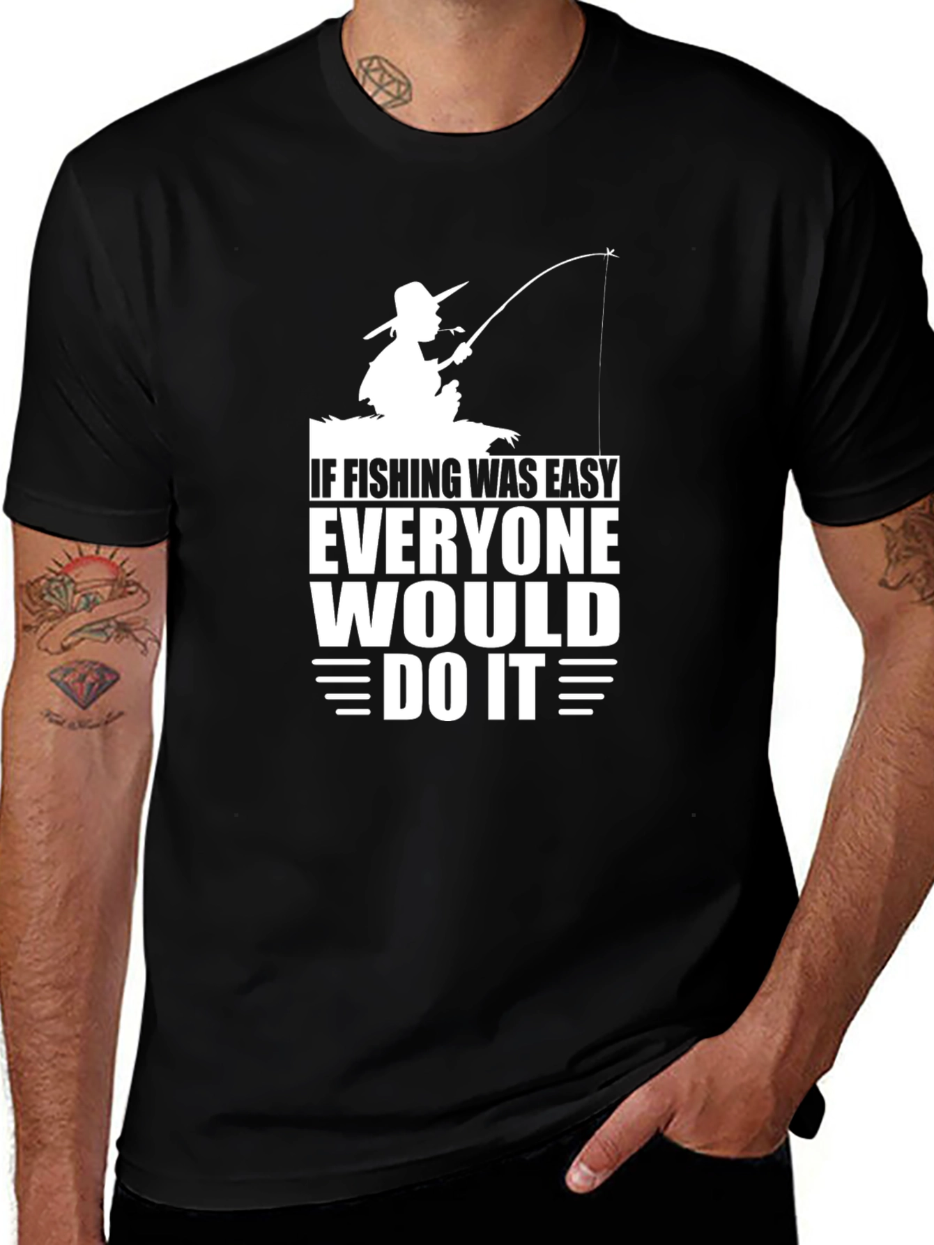 Variant 27 of If Fishing Was Easy T-Shirt