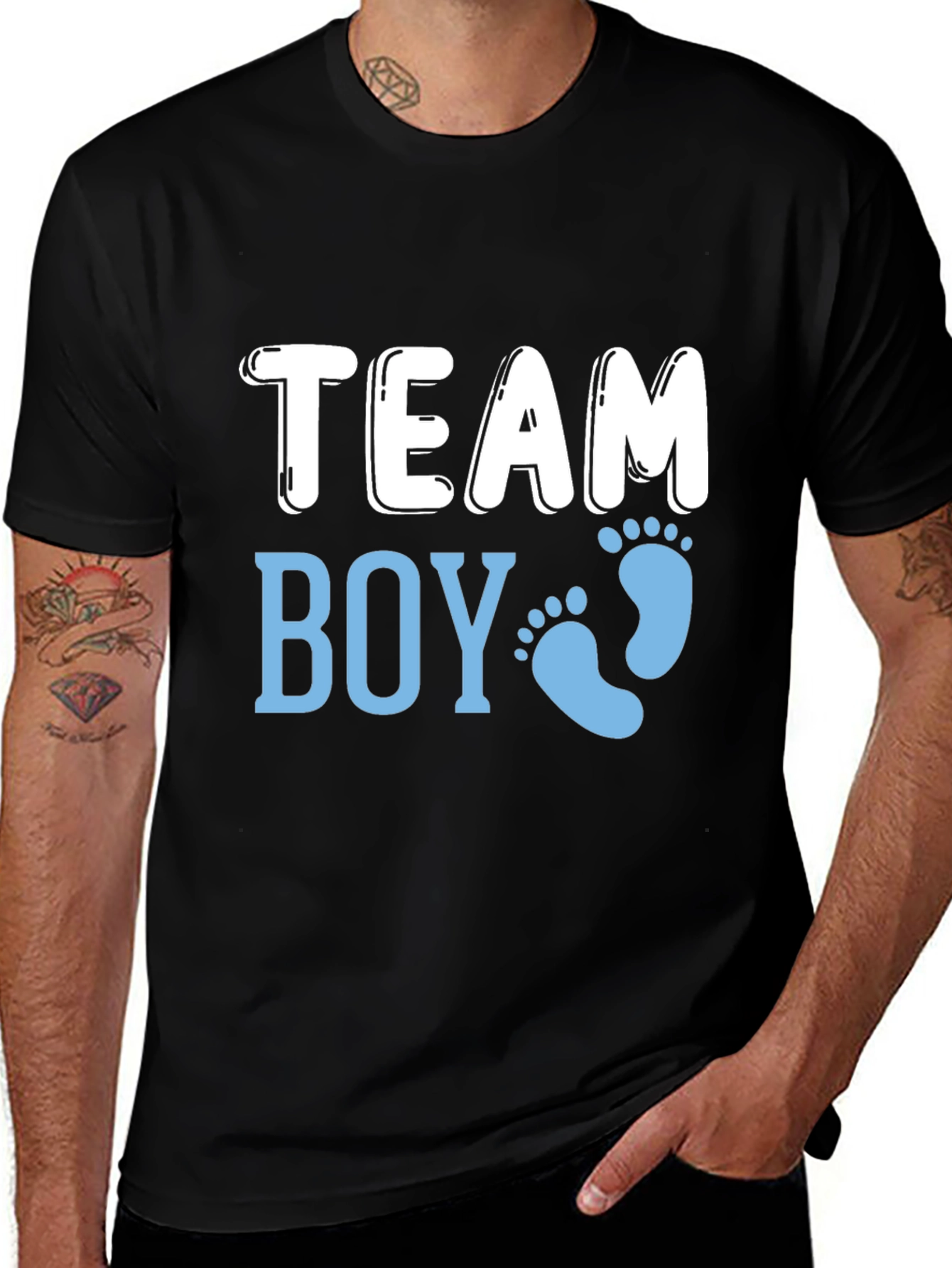 Variant 16 of Team Boy Gender Reveal T-Shirt