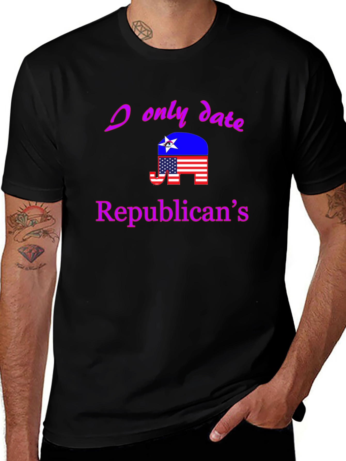 Variant 20 of I Only Date Republicans T-Shirt