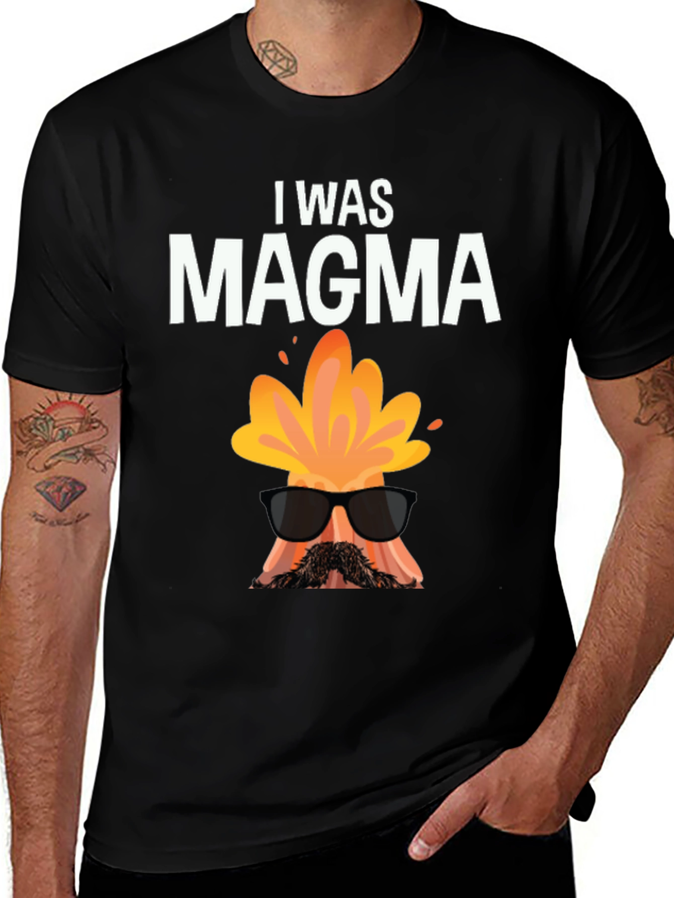 Variant 9 of I Was Magma Funny Volcano T-Shirt