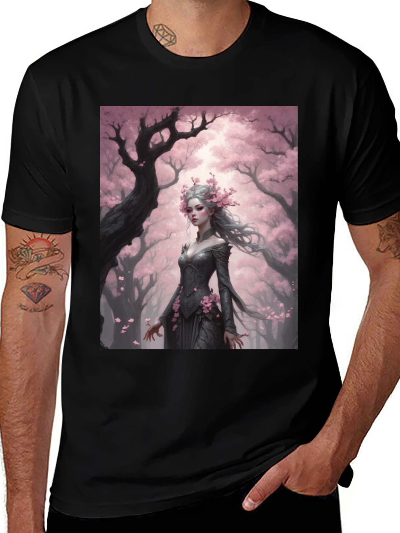 Variant 3 of Enchanted Forest Elf T-Shirt