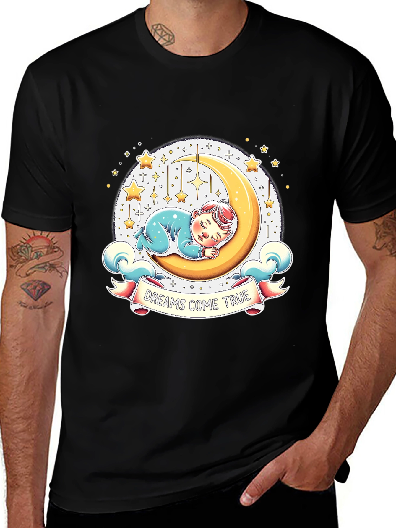 Variant 16 of Dreams Come True Baby Moon Graphic T-Shirt