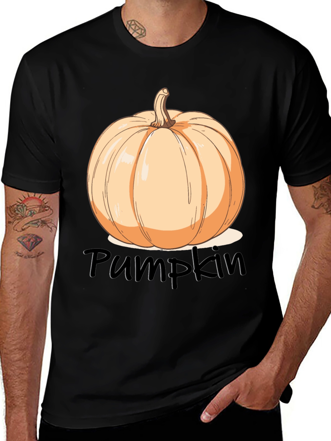 Variant 25 of Pumpkin Graphic Tee - Fall Harvest T-Shirt
