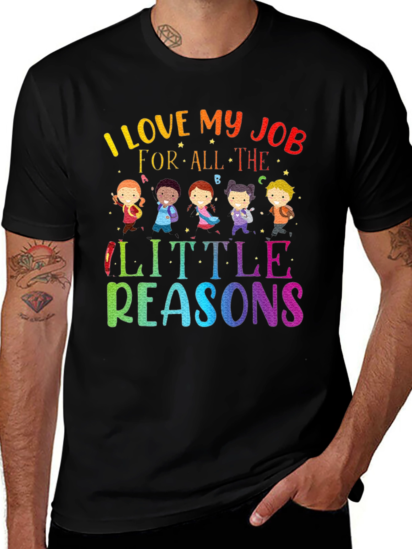 Variant 2 of I Love My Job Teacher T-Shirt