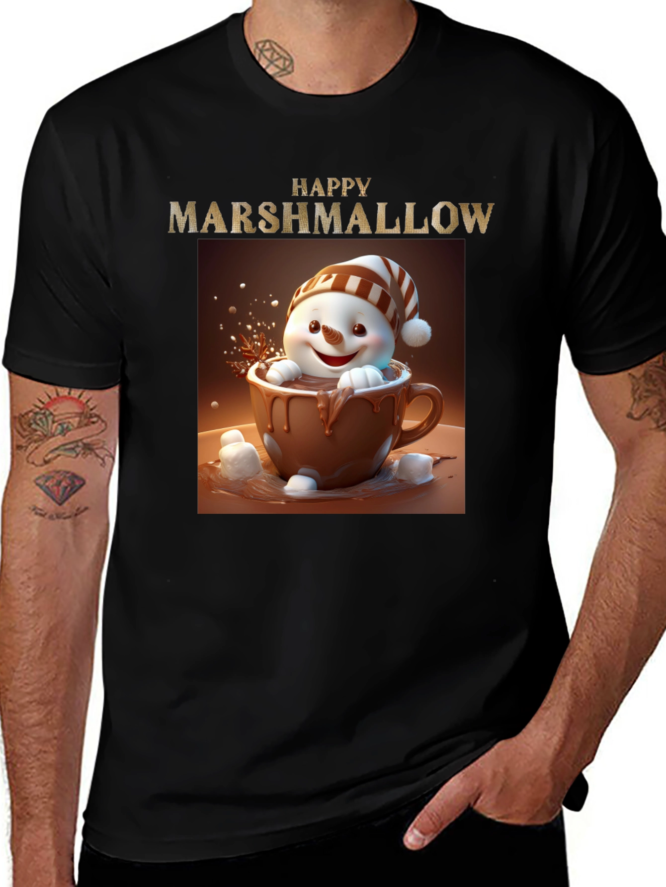 Variant 12 of Happy Marshmallow T-Shirt