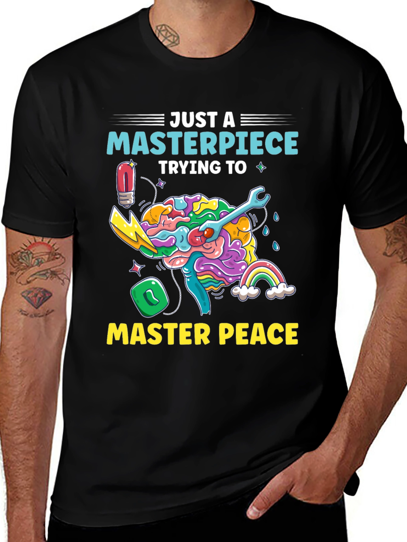 Variant 6 of Masterpiece Trying to Master Peace T-Shirt