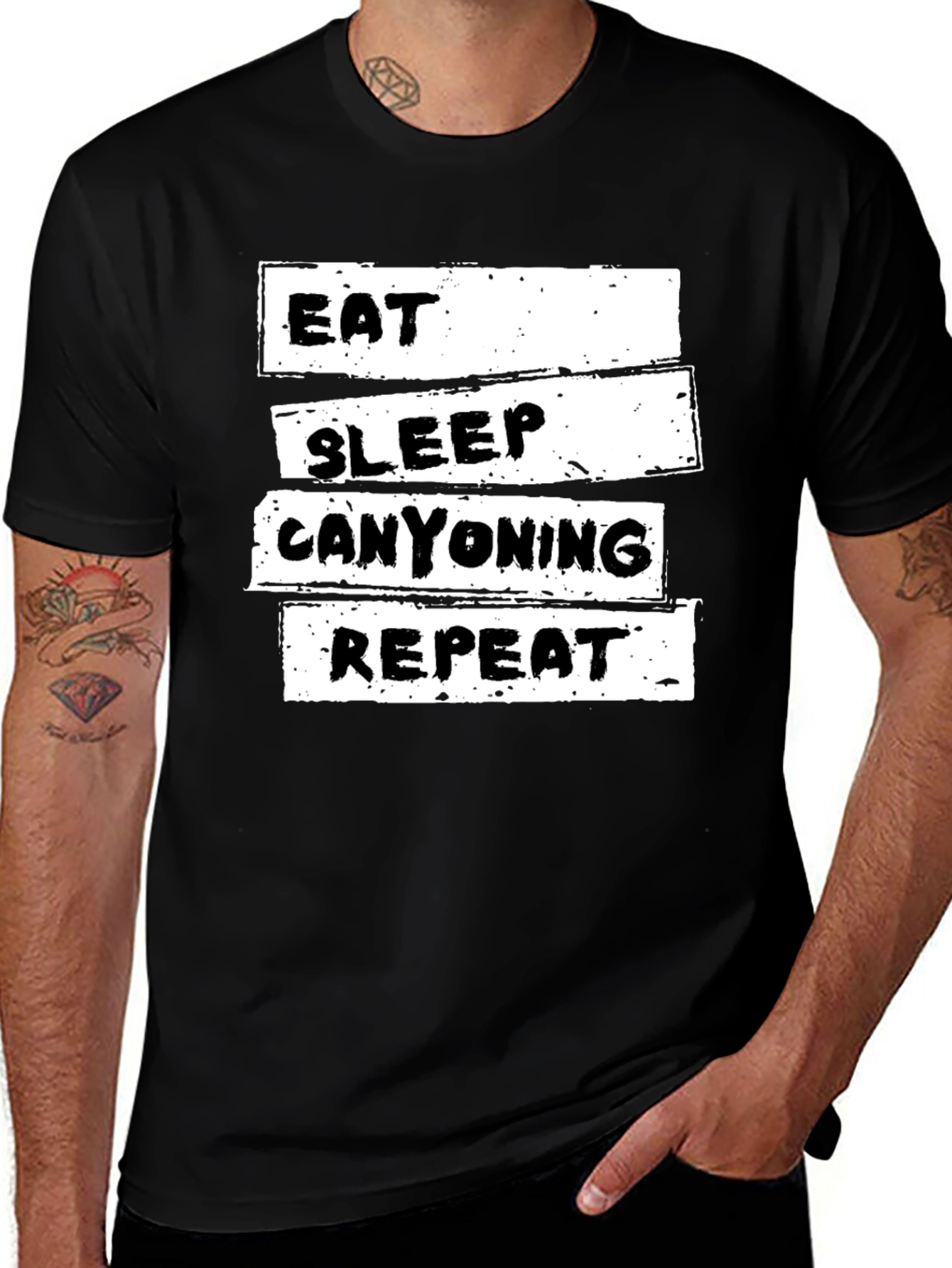 Eat Sleep Canyoning Repeat T-Shirt