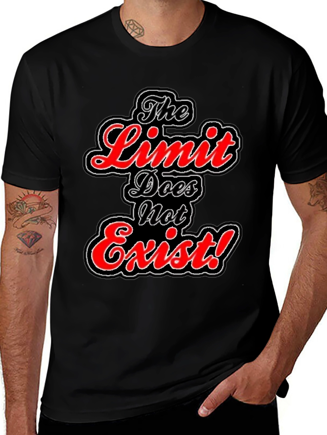 Variant 16 of The Limit Does Not Exist T-Shirt - Black