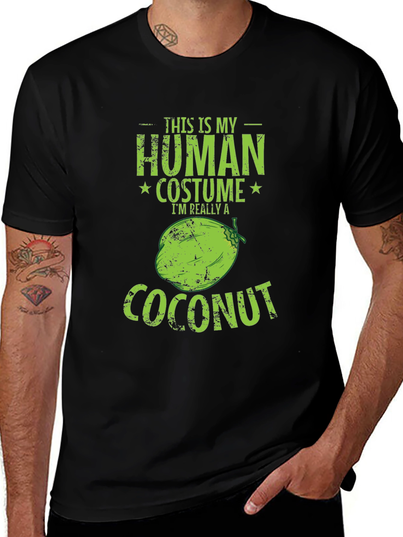 Variant 25 of Human Costume Coconut Graphic Tee
