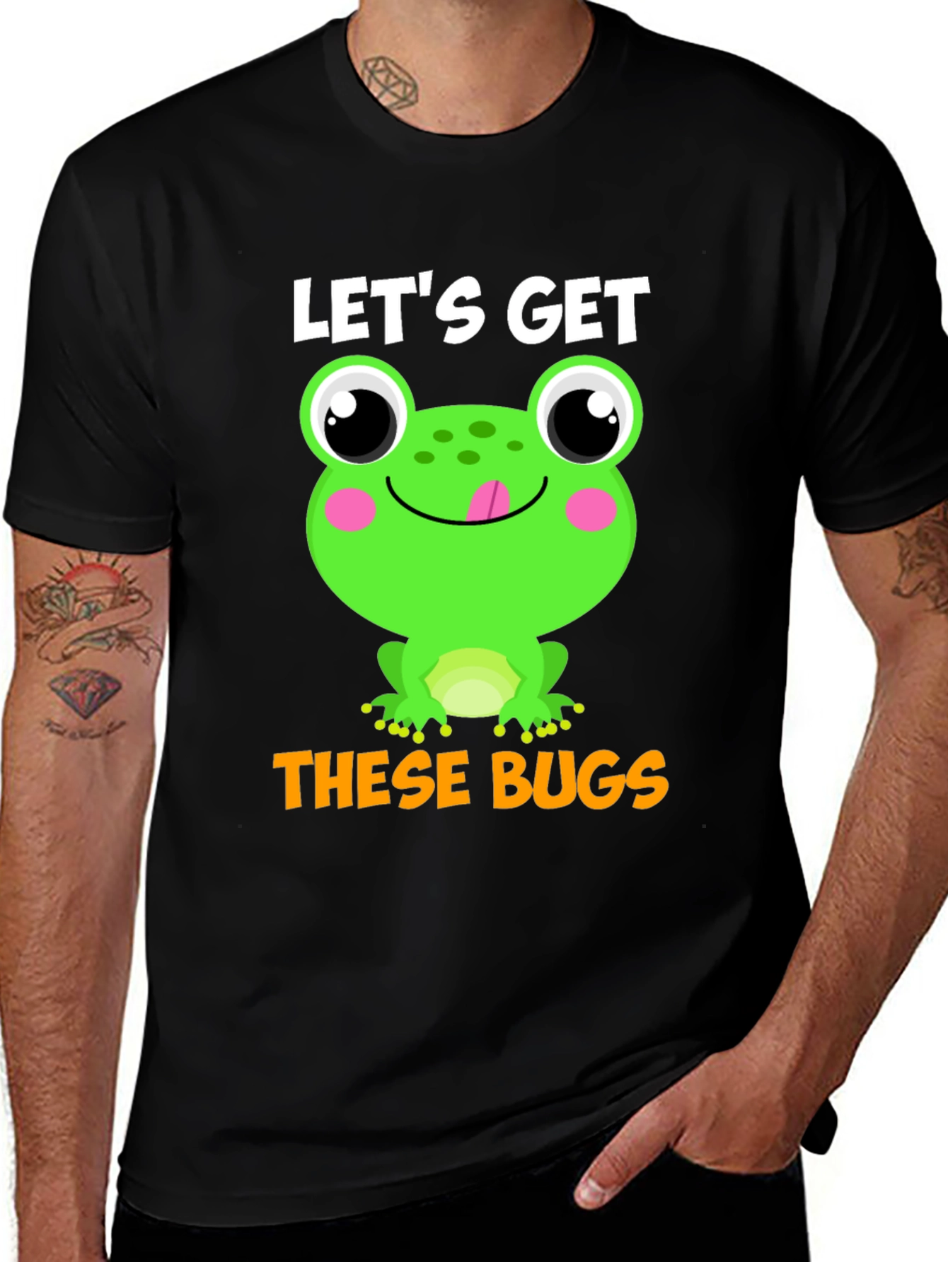 Variant 19 of Funny Frog Bug Hunter T-Shirt