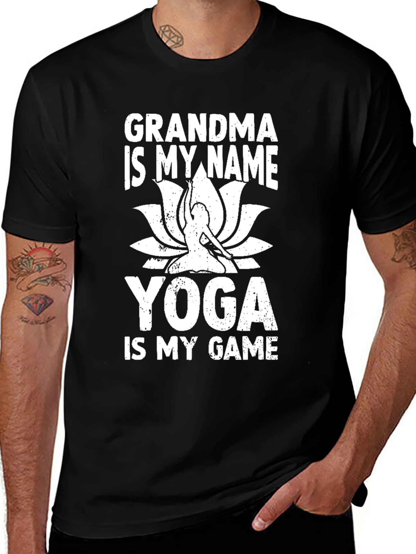 Grandma Yoga T-Shirt -  "Yoga Is My Game"