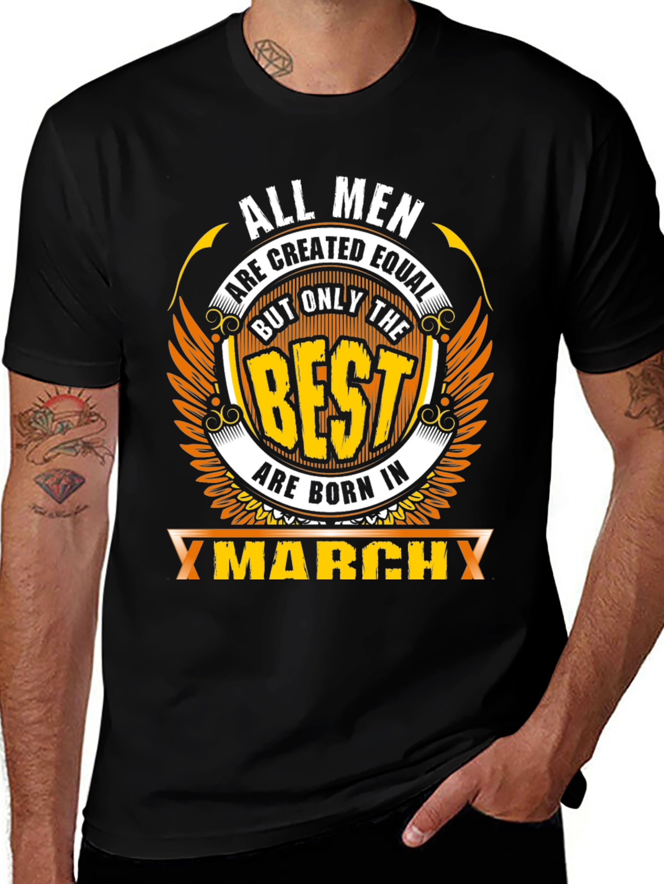 Variant 22 of March Born Best Men's T-Shirt