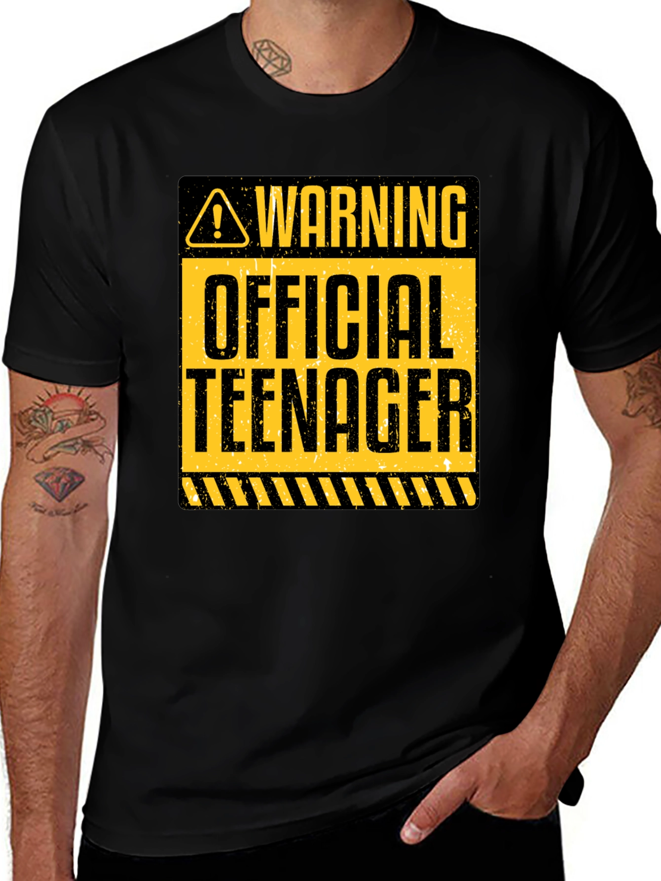 Variant 22 of Warning Official Teenager Graphic Tee