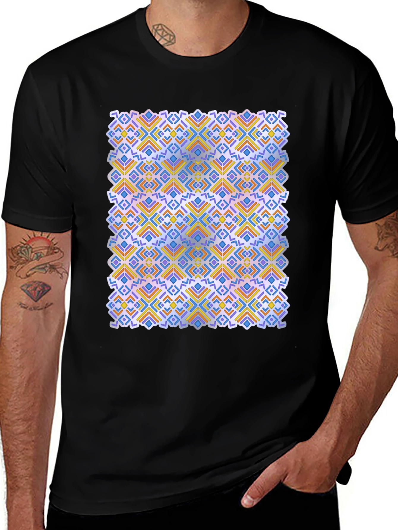 Variant 20 of Geometric Pattern T-Shirt