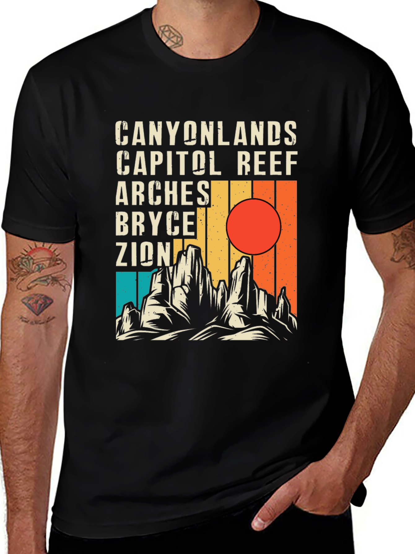 National Park Graphic Tee - Canyonlands, Zion, Arches