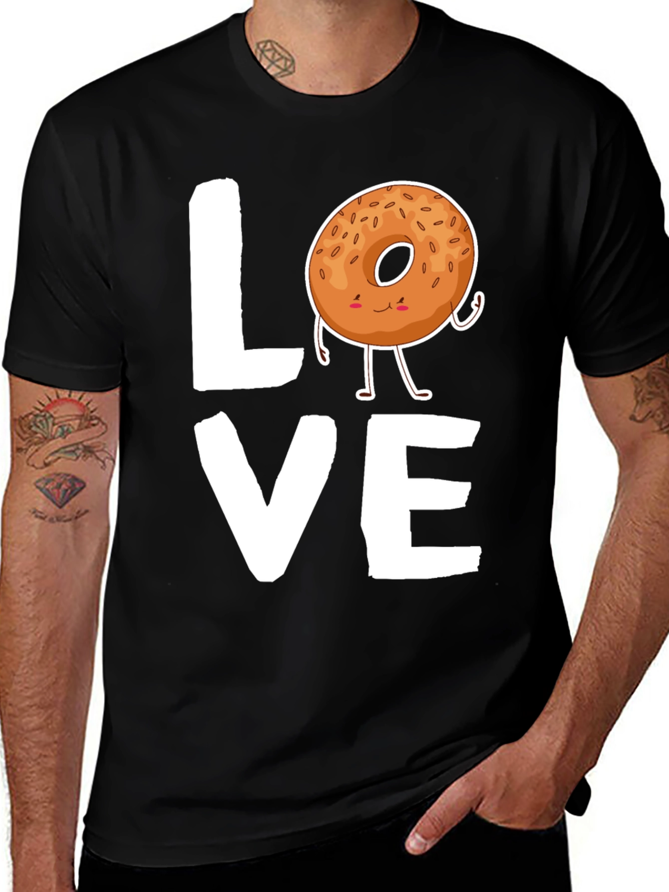 Variant 26 of LOVE Donut T-Shirt - Sweet and Funny